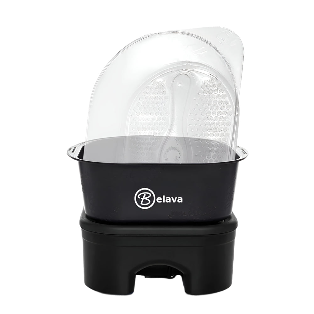 Pro Foot Massager in Black | w/ Heat & Vibration