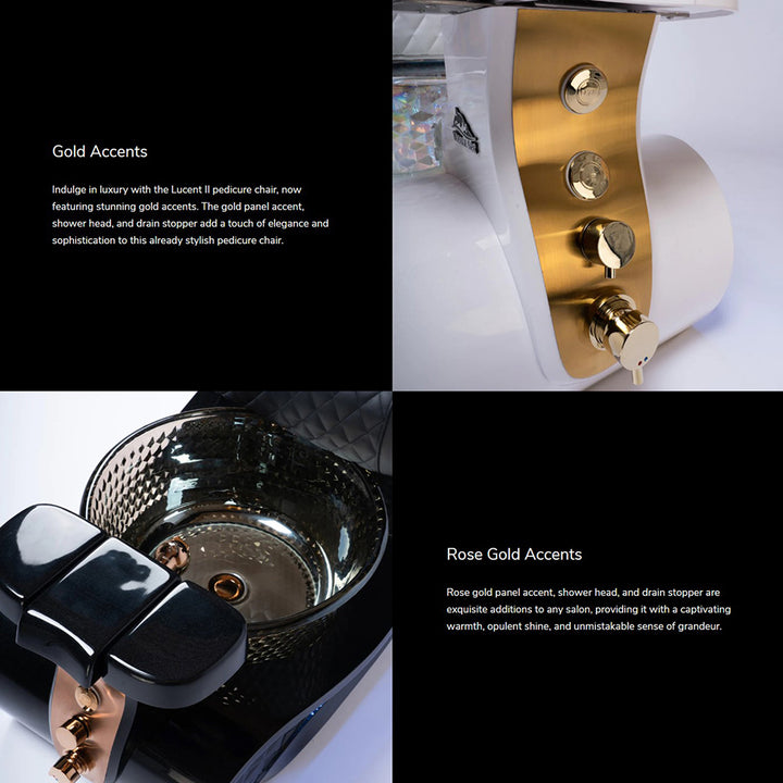 Lucent II Gold Edition Pedicure Chair