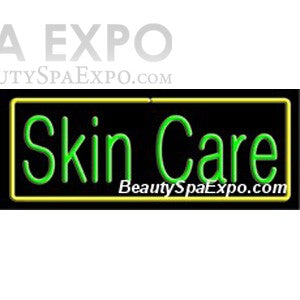 Skin Care Rectangle Neon Sign
