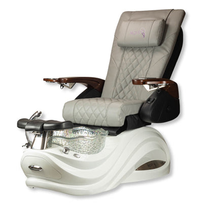 Omni Pedicure Chair is known for its sparkle bases and reflection glass bowls. Add the diamond quilted leather pad set and you got yourself a top of line pedicure chair at affordable pricing.