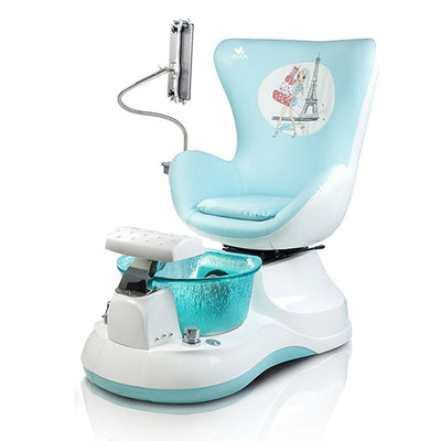 888-904-5858 Kid pedicure chairs always for sale. Large selection of animals and cartoon kid spa pedicure chairs in stock and ready to ship. Yes! Normally Hello Kitty in Stock. High end kid chairs also available for plumbing and liners. 