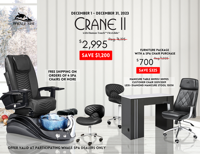 Crane II Pedicure Chair Package Deal