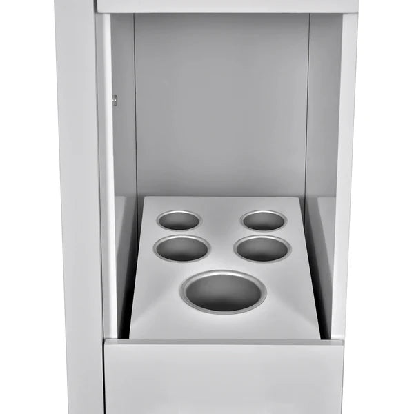 Adonis Single LED Lighted Salon Styling Station