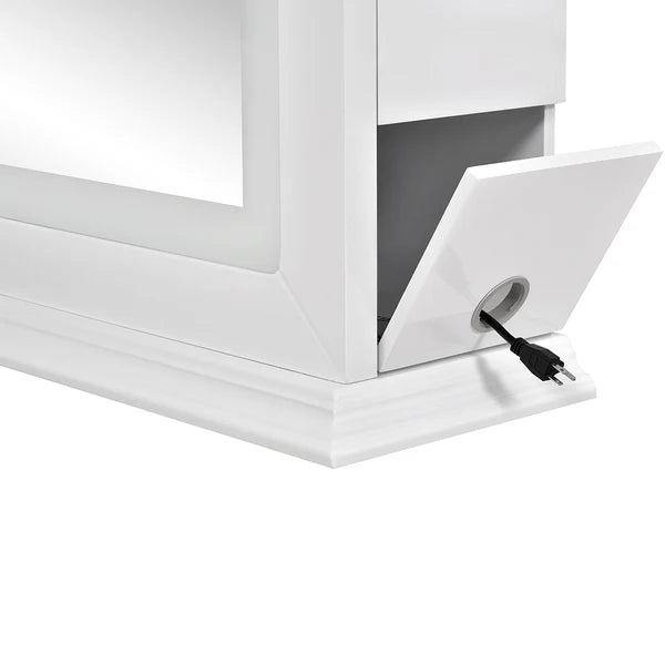 Adonis Single LED Lighted Salon Styling Station