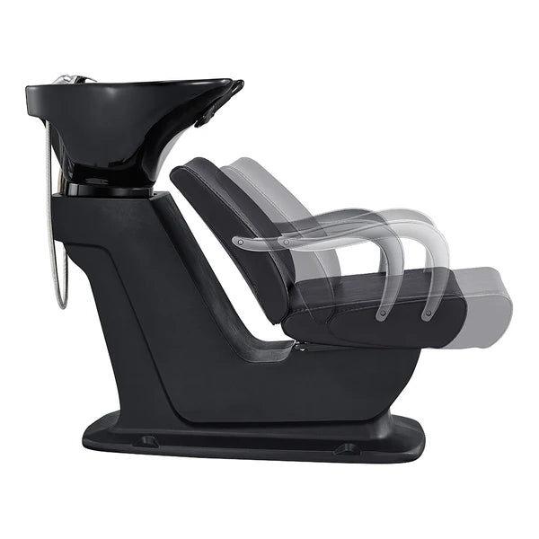 Beckman Salon Shampoo Unit with Adjustable Seat