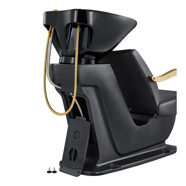Beckman Gold Shampoo Chair with Adjustable Seat