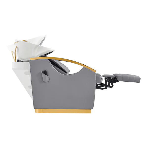 Bella V Gold Reclining Salon Shampoo Massage Chairs