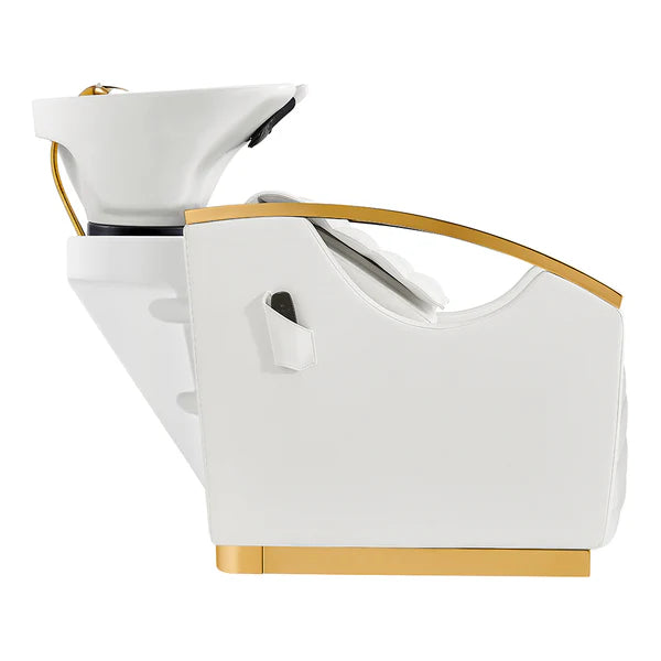 Bella V Gold Reclining Salon Shampoo Massage Chairs