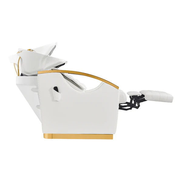 Bella V Gold Reclining Salon Shampoo Massage Chairs