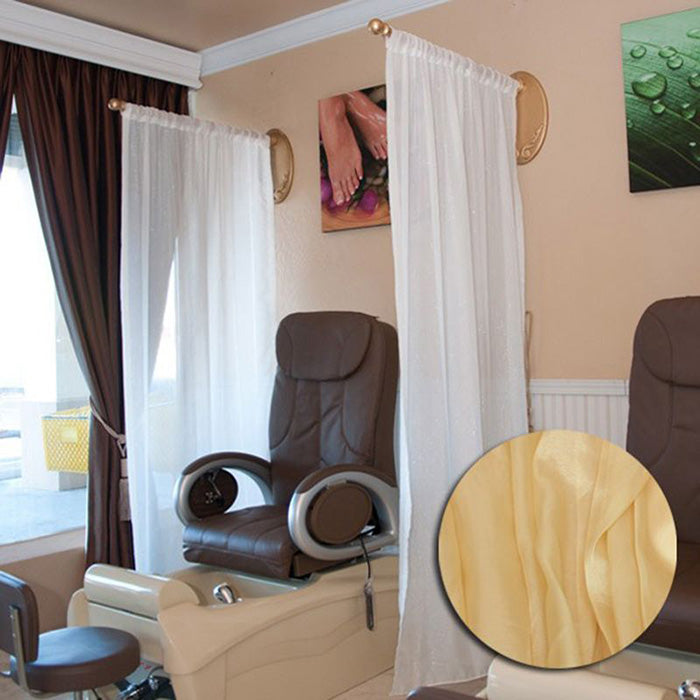 3' Pinch Pleated Gold Drapery