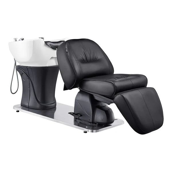 Maximus Spa Salon Reclining Shampoo Bed with Rotating Seat