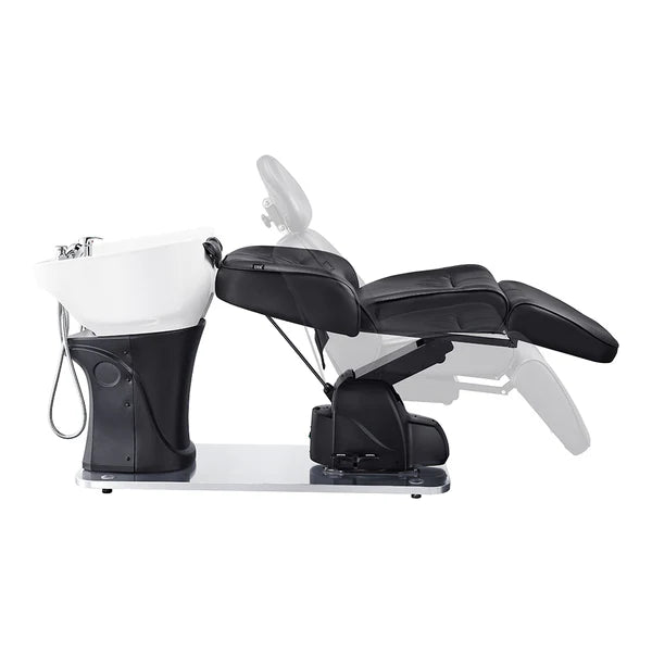 Maximus Spa Salon Reclining Shampoo Bed with Rotating Seat