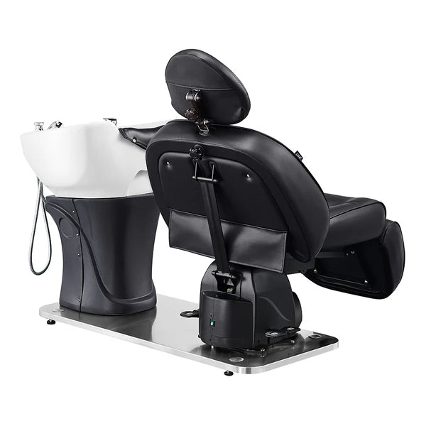 Maximus Spa Salon Reclining Shampoo Bed with Rotating Seat