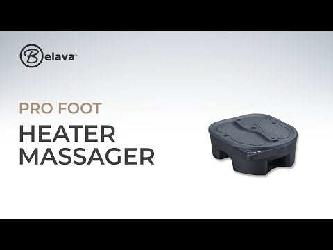 Pro Foot Massager in Black | w/ Heat & Vibration