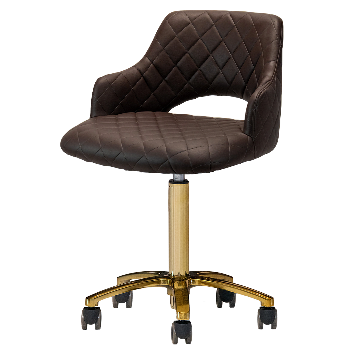 Gem Gold Edition Manicure Technician Stool
