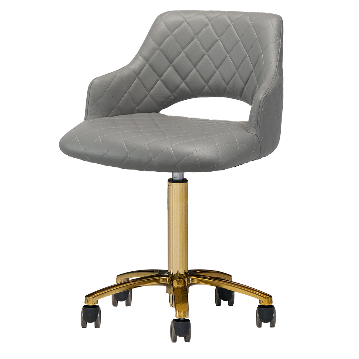 Gem Gold Edition Manicure Technician Stool