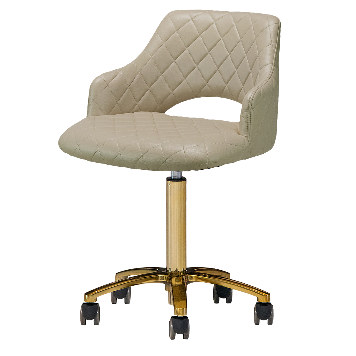 Gem Gold Edition Manicure Technician Stool