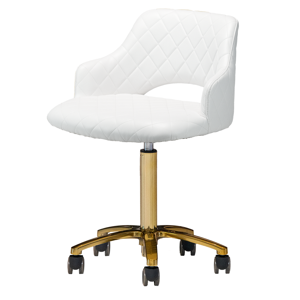 Gem Gold Edition Manicure Technician Stool