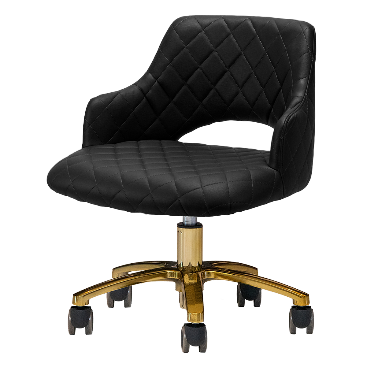 Gem Gold Edition Pedicure Technician Stool