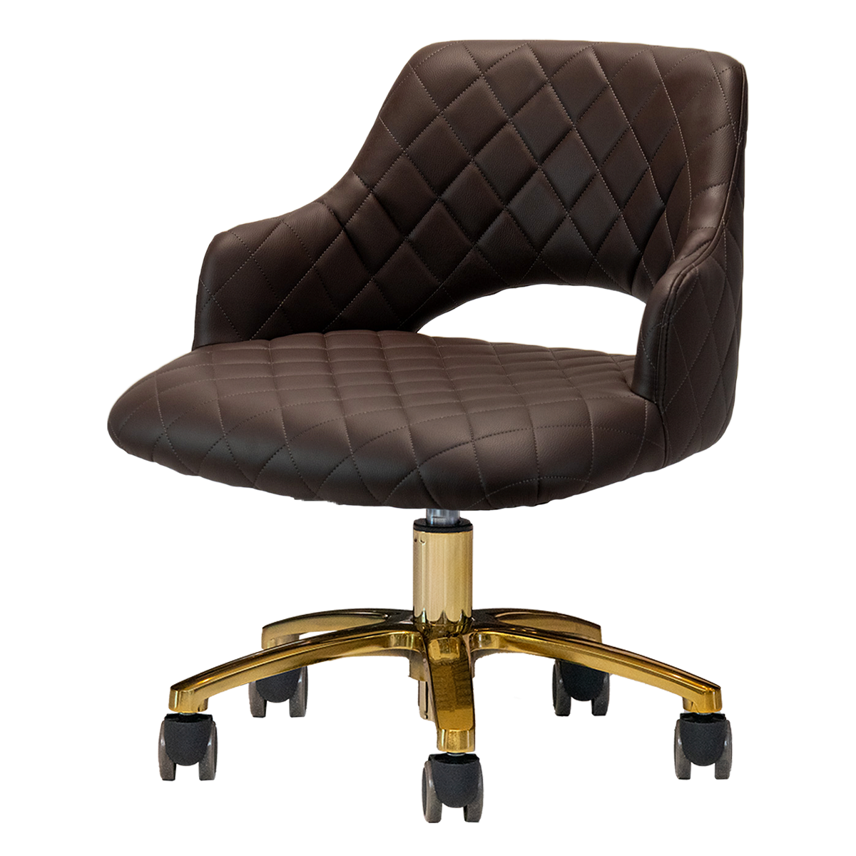 Gem Gold Edition Pedicure Technician Stool