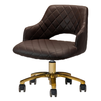 Gem Gold Edition Pedicure Technician Stool