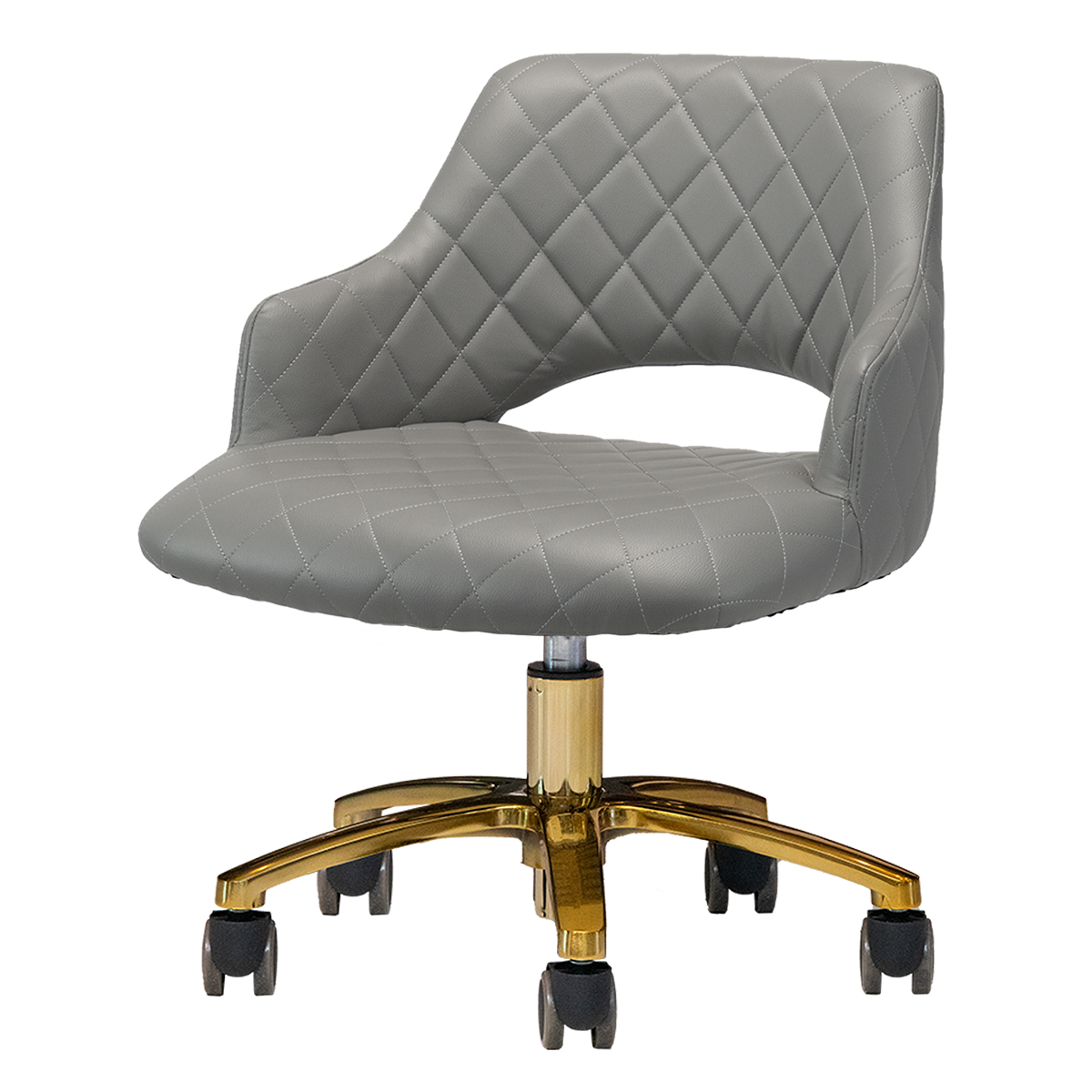 Gem Gold Edition Pedicure Technician Stool
