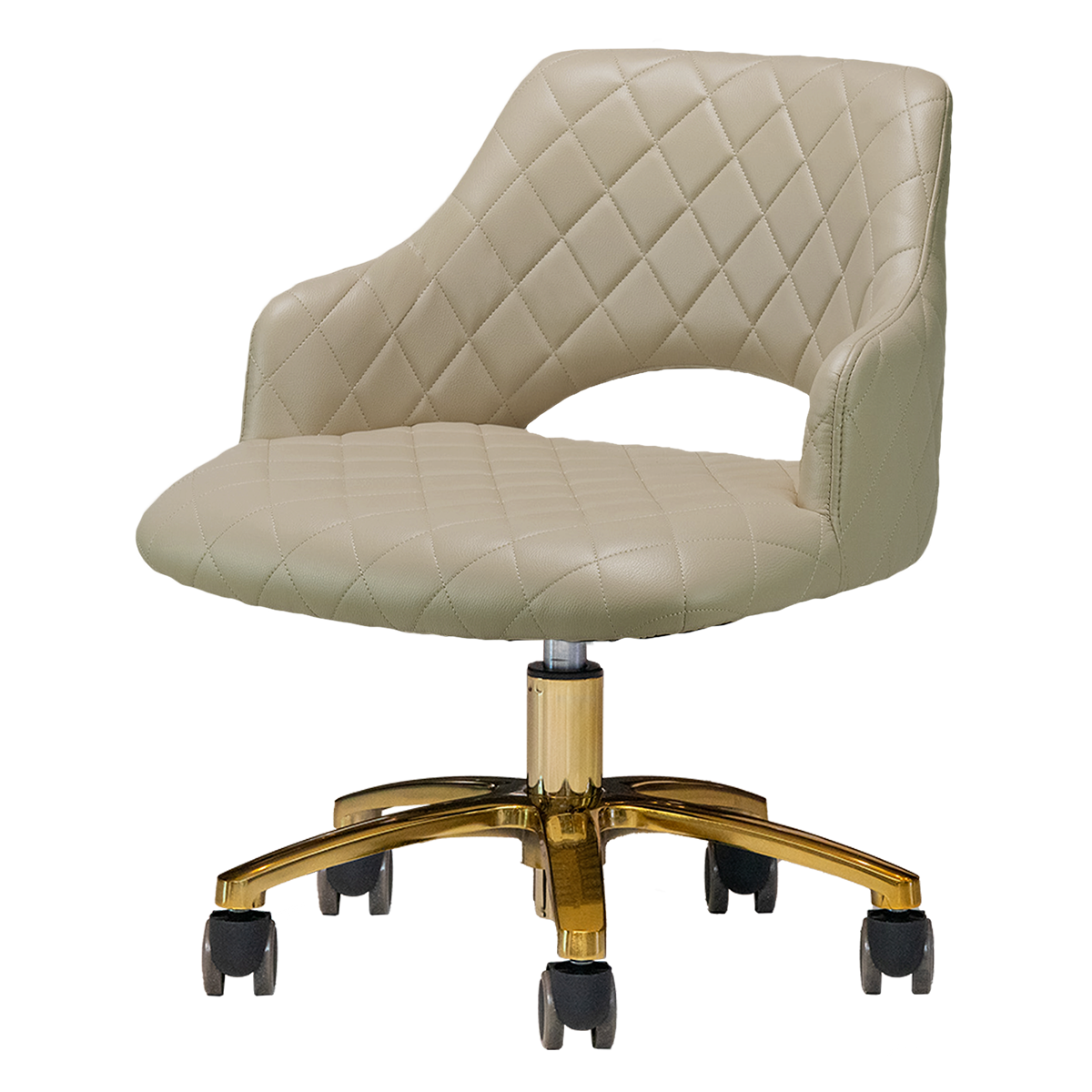 Gem Gold Edition Pedicure Technician Stool