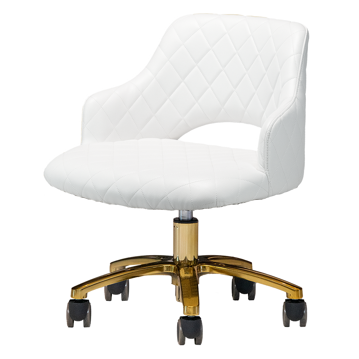 Gem Gold Edition Pedicure Technician Stool