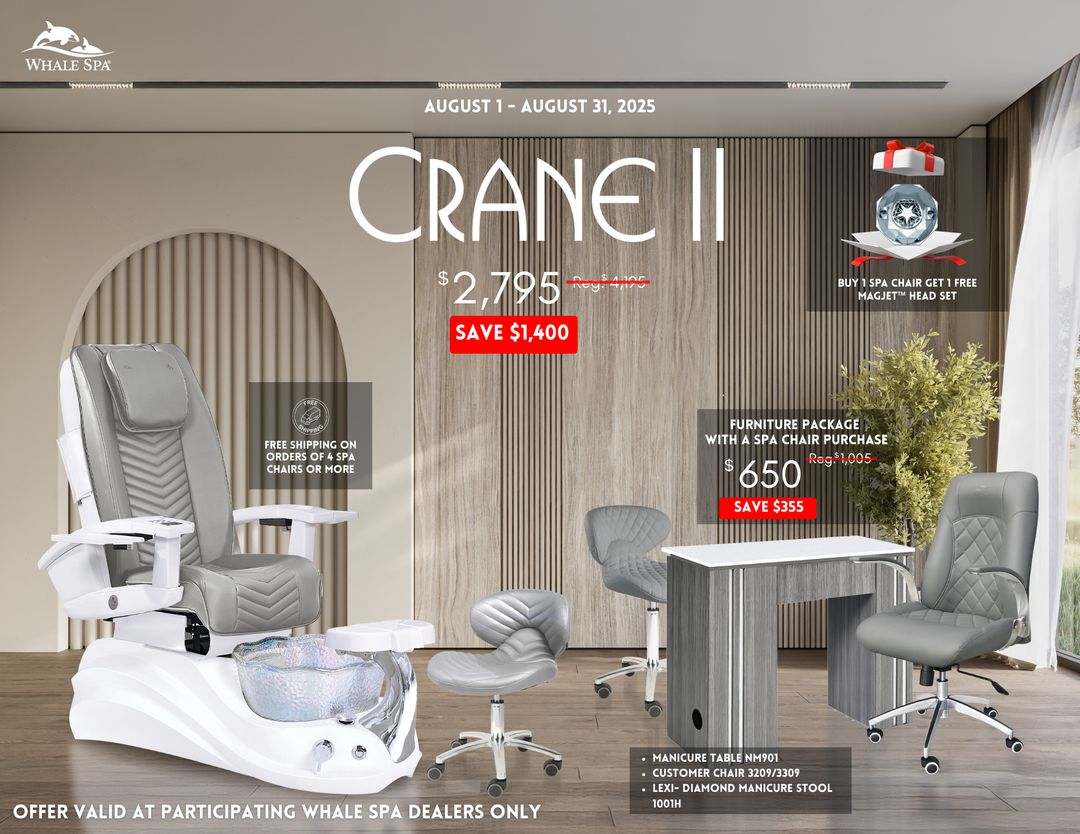 Crane II Pedicure Chair  Package Deal