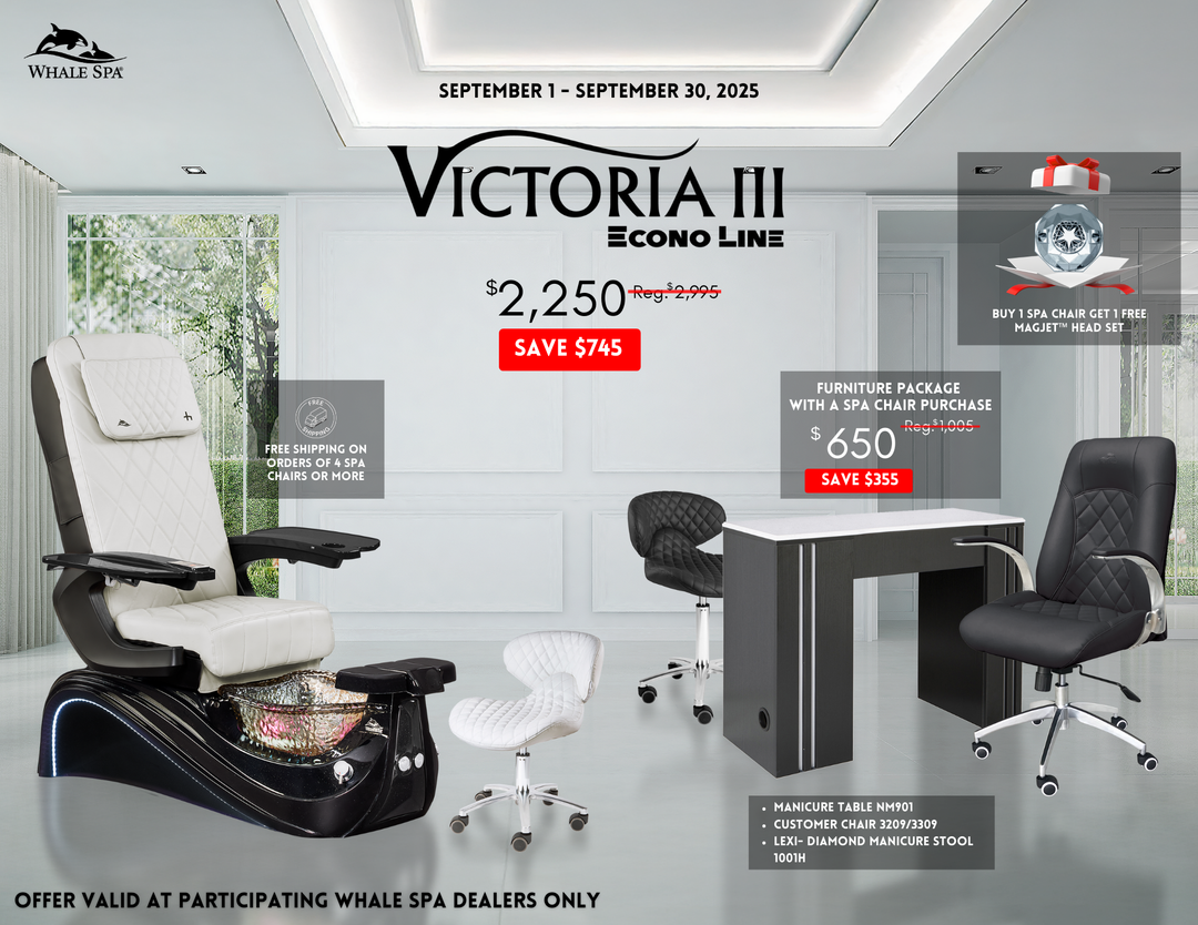 Victoria III Pedicure Chair Package Deal
