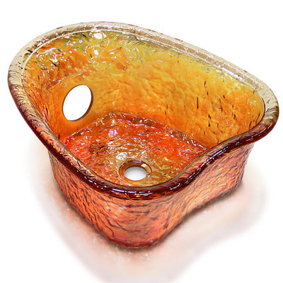 Gs5011 - Heartshape Glass Pedicure Bowl