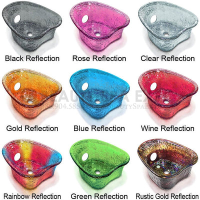 Heartshape Glass Bowl Color Options