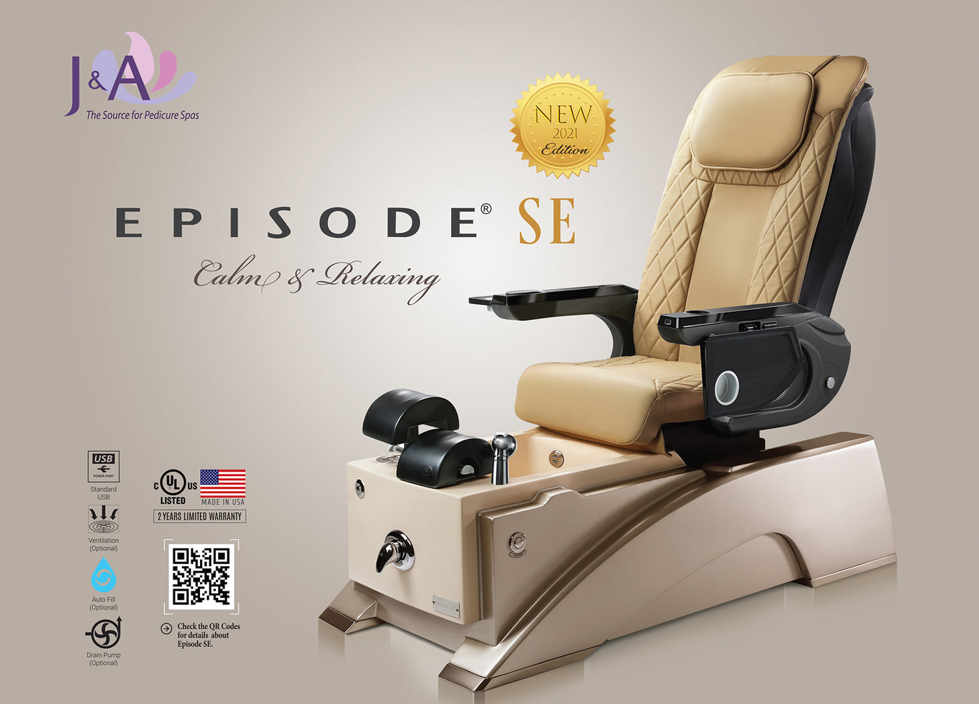 Episode SE Pedicure Chair