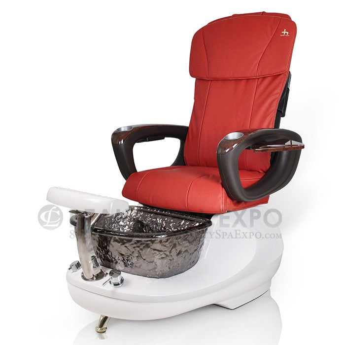 The small footprint and clean, sleek design of the GSpaF HT-045 pedicure spa and its color combinations will beautifully blend into any salon or spa. The new footrest designs comfortably to elevate your customers’ feet while using precious space.