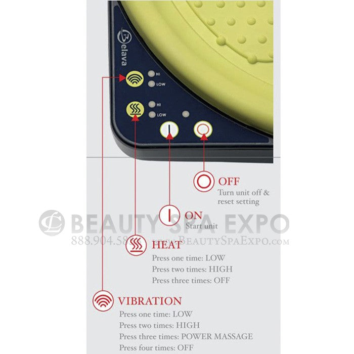Pro Foot Massager in Lime-Yellow | w/ Heat & Vibration
