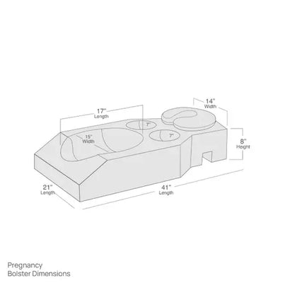 Pregnancy & Prone Cushion with Headrest