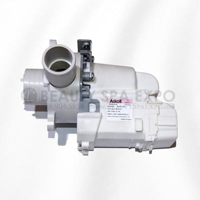 TSPA - Discharge Pump Motor is one the quietest and yet affordable discharge drain pump.  Made in Germany, compact, and powerful enough to pump up to 4" height.  Comes with easy mount to plug and play.