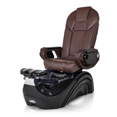 Dolphin BLACK Pedicure Chair Throne Chocolate Seat 