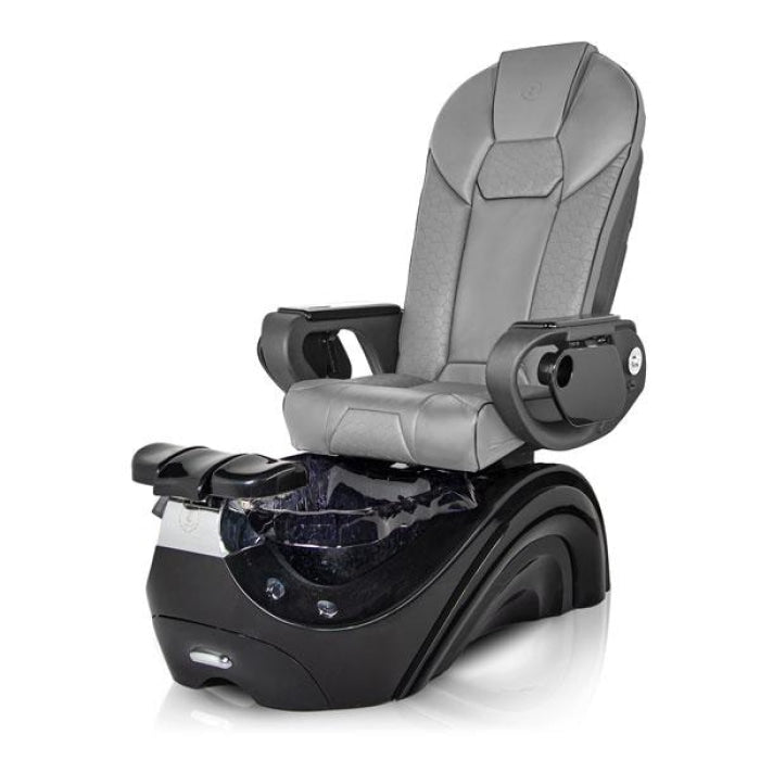 Dolphin BLACK Pedicure Chair Throne Gray Seat 