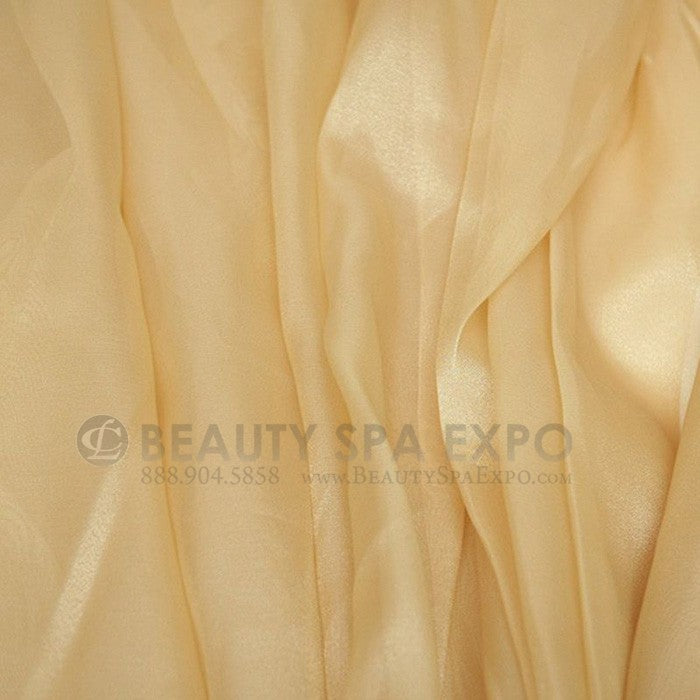 3 Pinch Pleated Gold Drapery