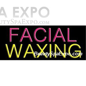 Facial Waxing Neon Sign