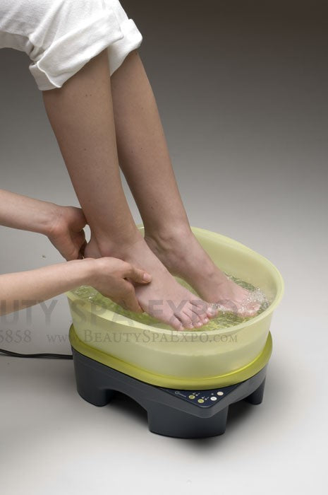 Pro Foot Massager in Lime-Yellow | w/ Heat & Vibration