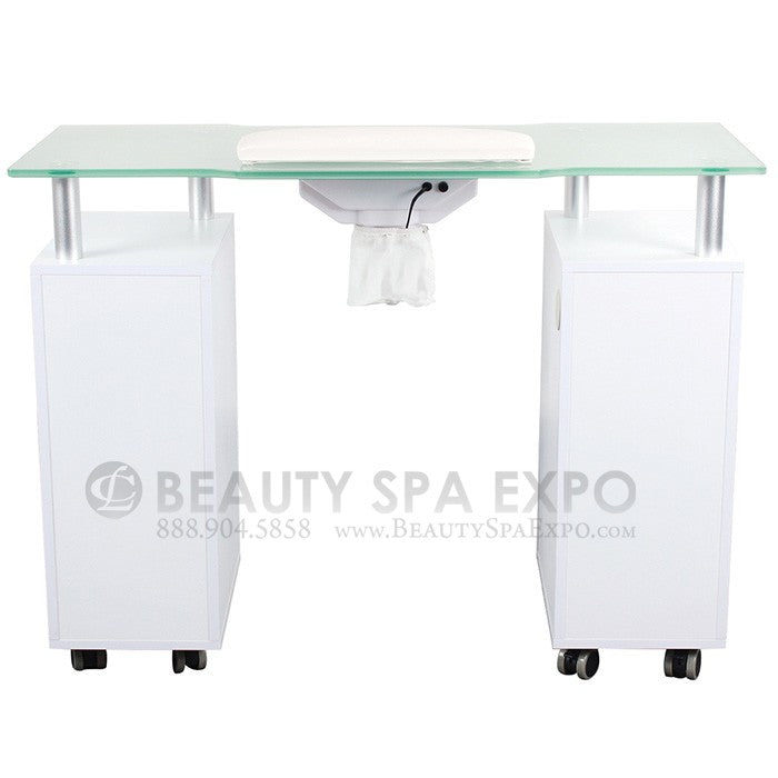 Glasglow Nail Table w/ Fan