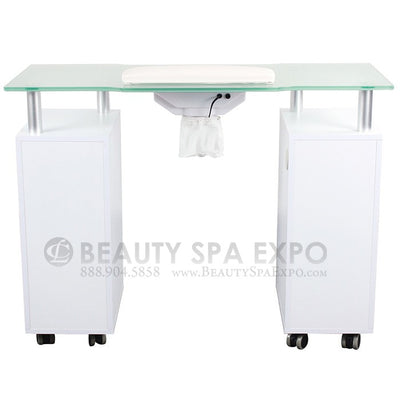 Glasglow Nail Table w/ Fan