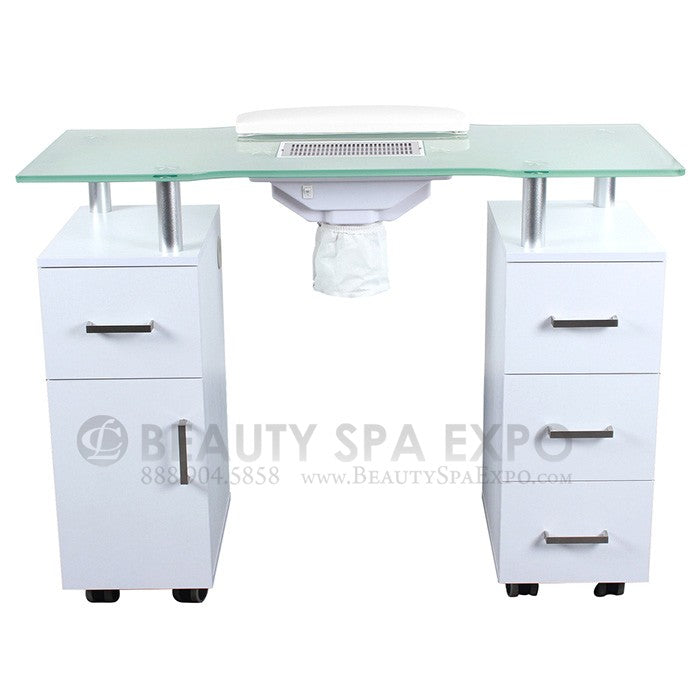 Glasglow Nail Table w/ Fan