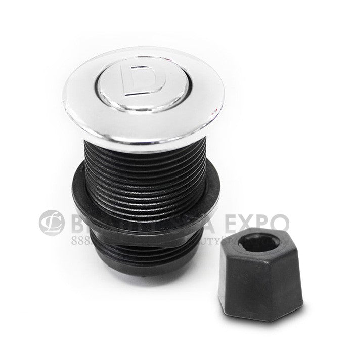 Gs4006-D – Discharge Pump Button & Compression Nut to activate discharge drain pump. Please order air tube separately. Compression nut requires fresh cut air tube. Online orders only.  Universal and compatible with other brands.