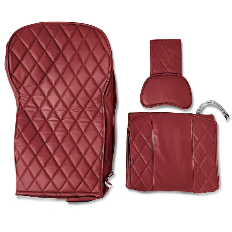 Gs8120-G – 9660 Replacement Cushion Set Without Wood Frame: It includes the following 1. Back Cushion Frame Cover + Center Back Liner with Zipper without Wood Frame 2. Seat Cover Cushion Foam + Air Tubes + Air Bags + Wood Board 3. Back Zipper Cover Only 4. Head Pillow Cushion