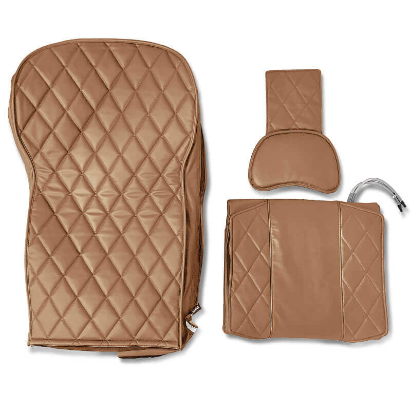 Gs8120-G – 9660 Replacement Cushion Set Without Wood Frame:  It includes the following 1. Back Cushion Frame Cover + Center Back Liner with Zipper without Wood Frame  2. Seat Cover Cushion Foam + Air Tubes + Air Bags + Wood Board 3. Back Zipper Cover Only  4. Head Pillow Cushion