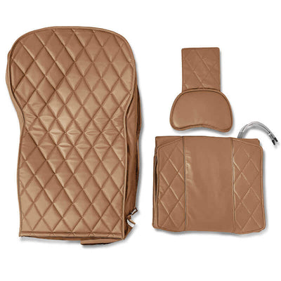 Gs8120-G – 9660 Replacement Cushion Set Without Wood Frame:  It includes the following 1. Back Cushion Frame Cover + Center Back Liner with Zipper without Wood Frame  2. Seat Cover Cushion Foam + Air Tubes + Air Bags + Wood Board 3. Back Zipper Cover Only  4. Head Pillow Cushion