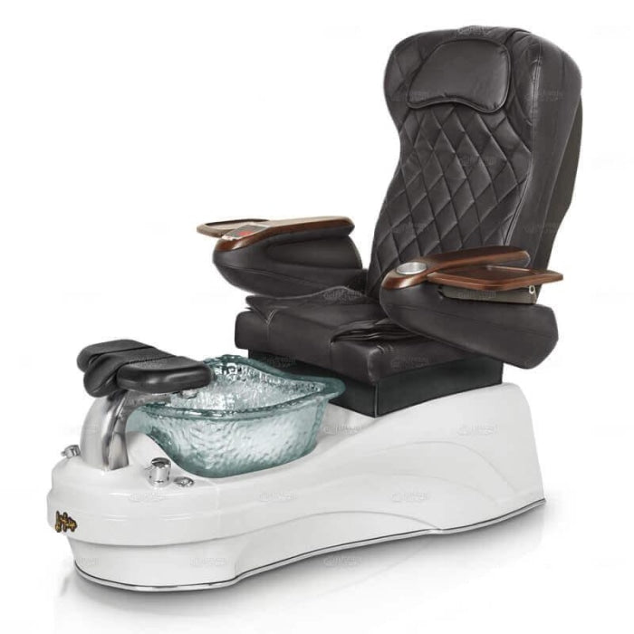 La Tulip 3 Spa Pedicure Chair has an upgraded square hard rock glass bowl than its sibling La Tulip 2 pedicure chair. Nine different glass bowl colors to choose from. Let you imagination runs. Give us a call now!